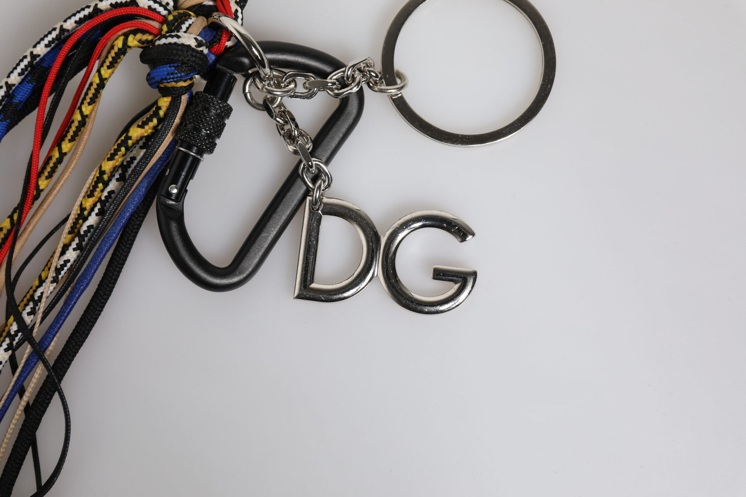 Dolce &amp; Gabbana Multicolor Braided Rope Logo Bag Shoulder Strap