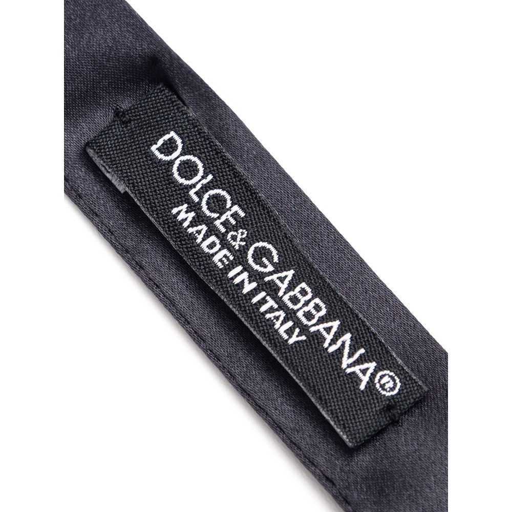 Dolce &amp;amp; Gabbana Grå Sidenfluga