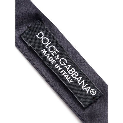 Dolce &amp;amp; Gabbana Grå Sidenfluga
