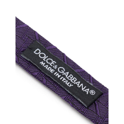 Dolce &amp;amp; Gabbana Lila Sidenfluga