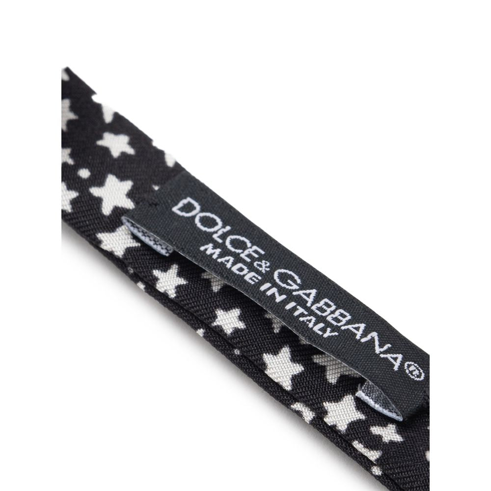 Dolce &amp;amp; Gabbana Svart Sidenrosett