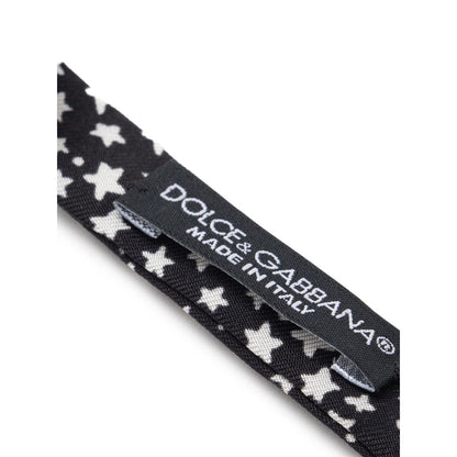 Dolce &amp;amp; Gabbana Svart Sidenrosett