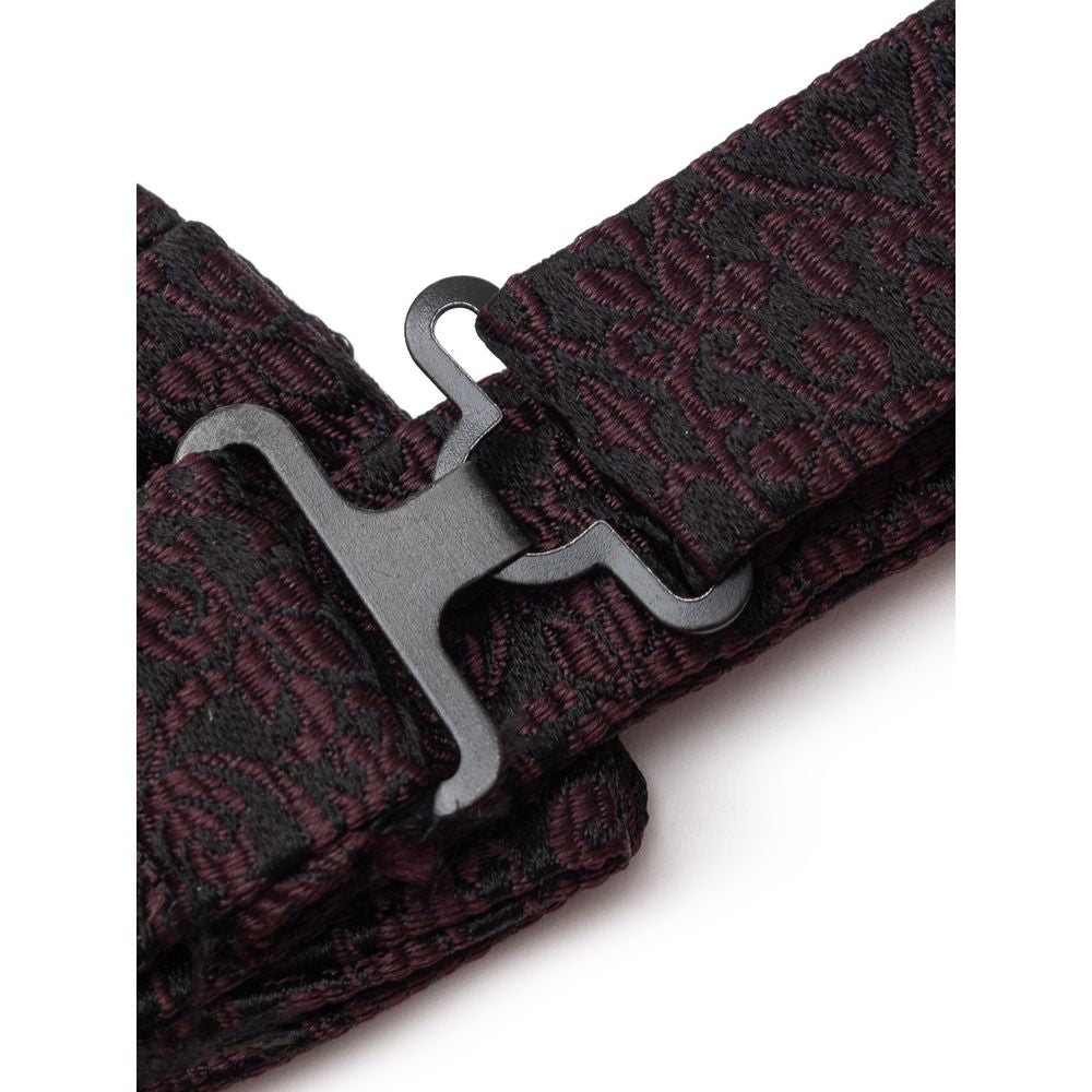 Dolce &amp;amp; Gabbana Svart Sidenrosett