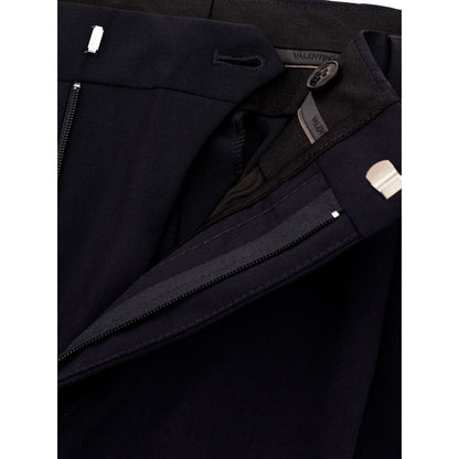 Valentino Black Wool Pant