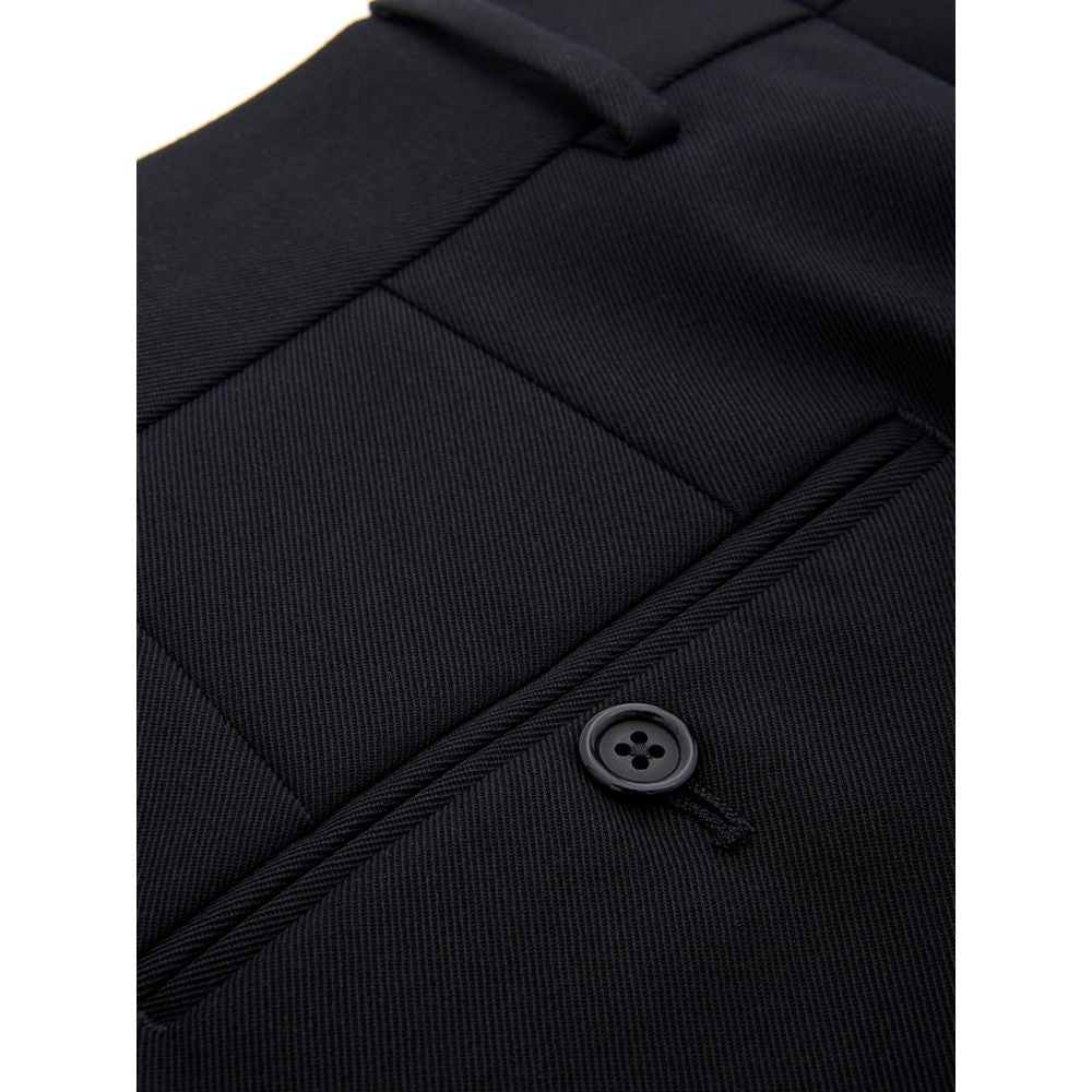 Dolce &amp; Gabbana Elegant Polyester Black Pants for Men