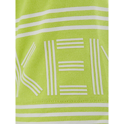 Kenzo Sunny Yellow Bomullströja För Snygga Män