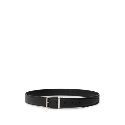 Dolce &amp;amp; Gabbana svart läderbälte
