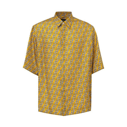 Fendi Gul Siden Kortärmad