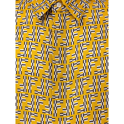 Fendi Gul Siden Kortärmad