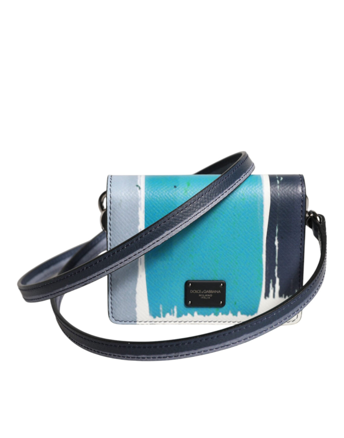 Dolce &amp; Gabbana Multicolor Leather DG Logo Bifold Card Holder Wallet
