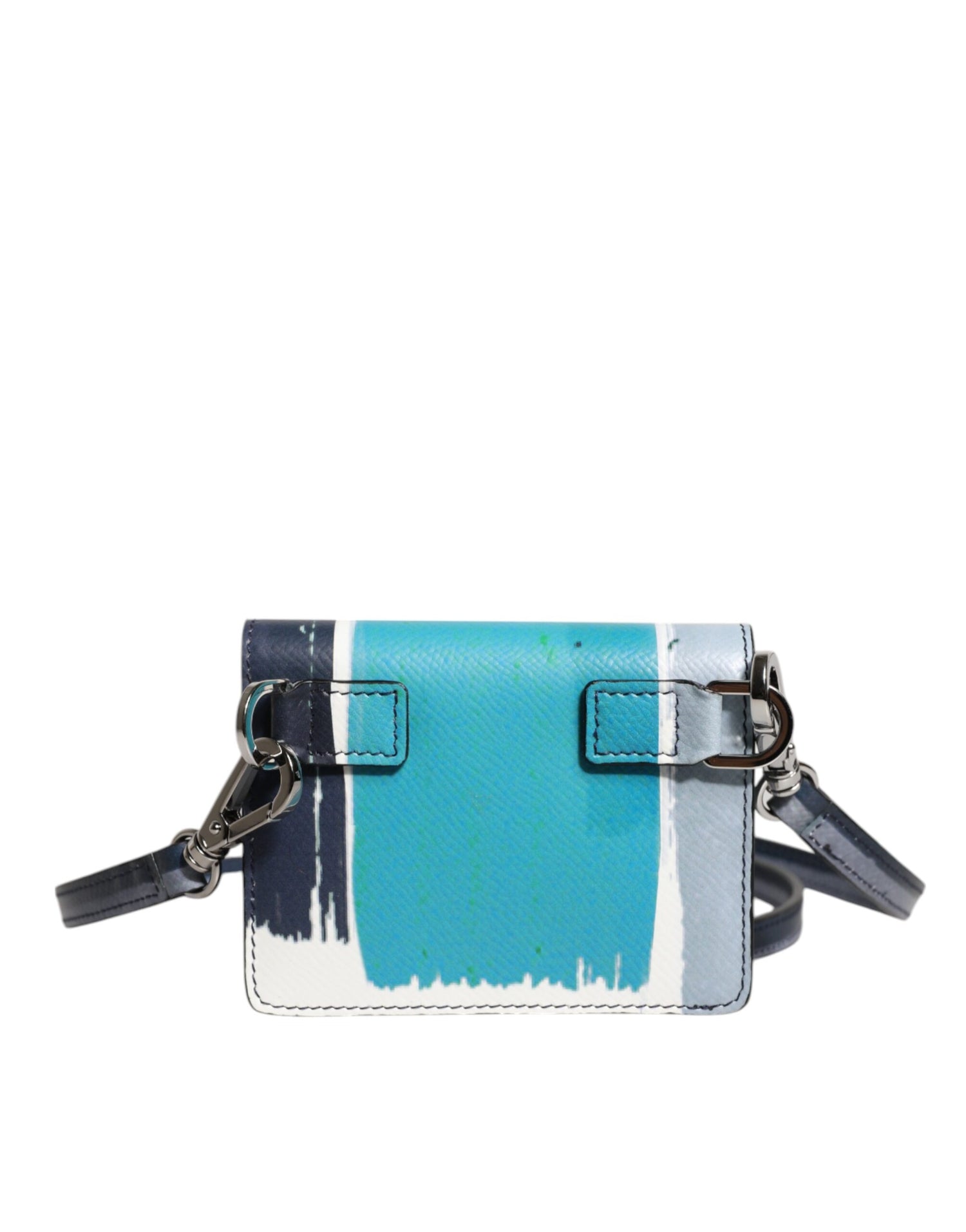 Dolce &amp; Gabbana Multicolor Leather DG Logo Bifold Card Holder Wallet