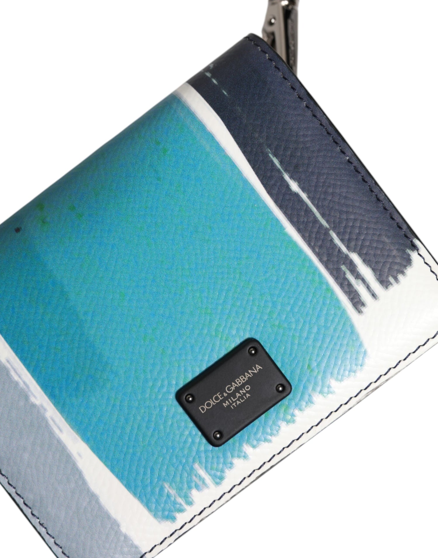Dolce &amp; Gabbana Multicolor Leather DG Logo Bifold Card Holder Wallet
