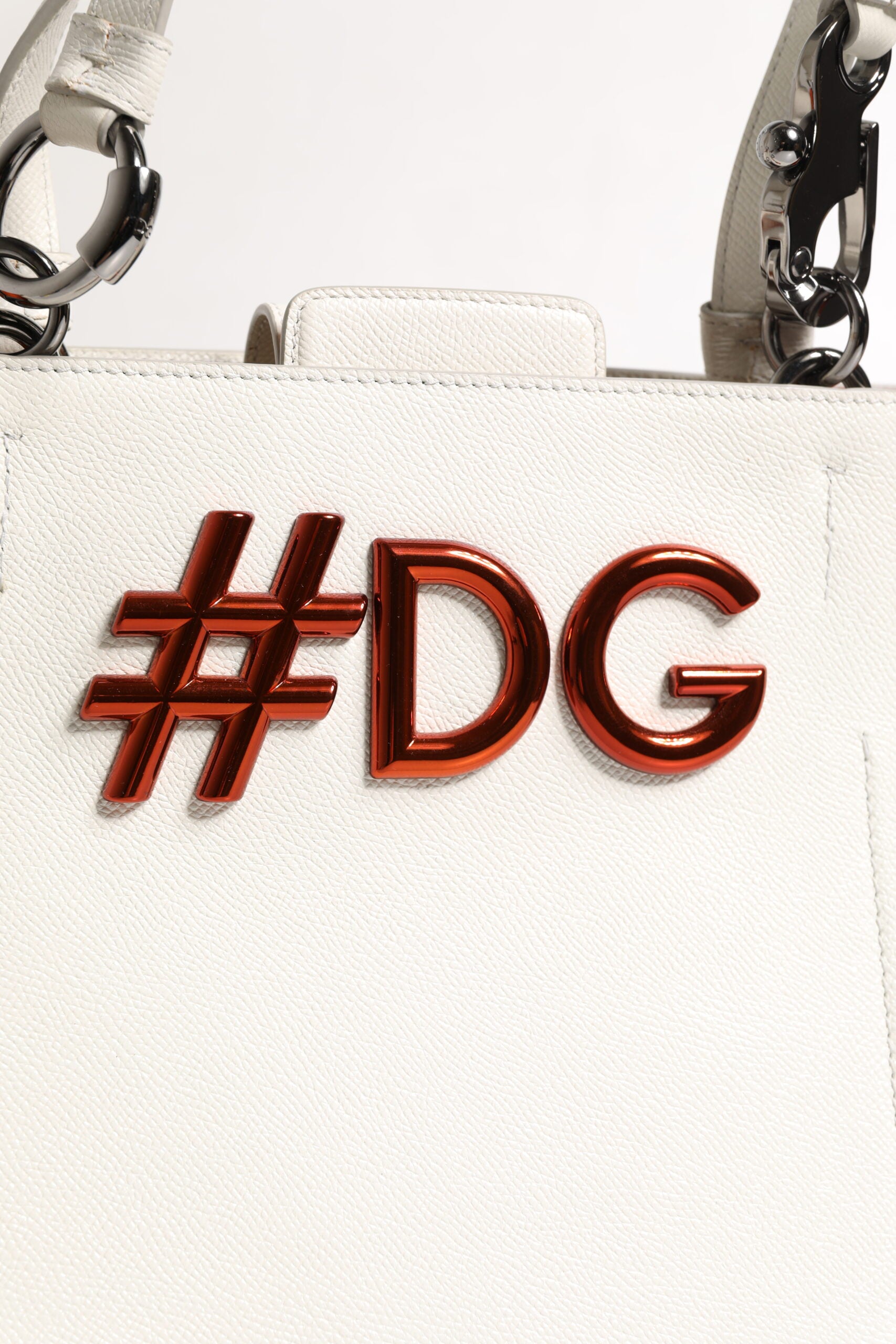 Dolce &amp; Gabbana White Leather 