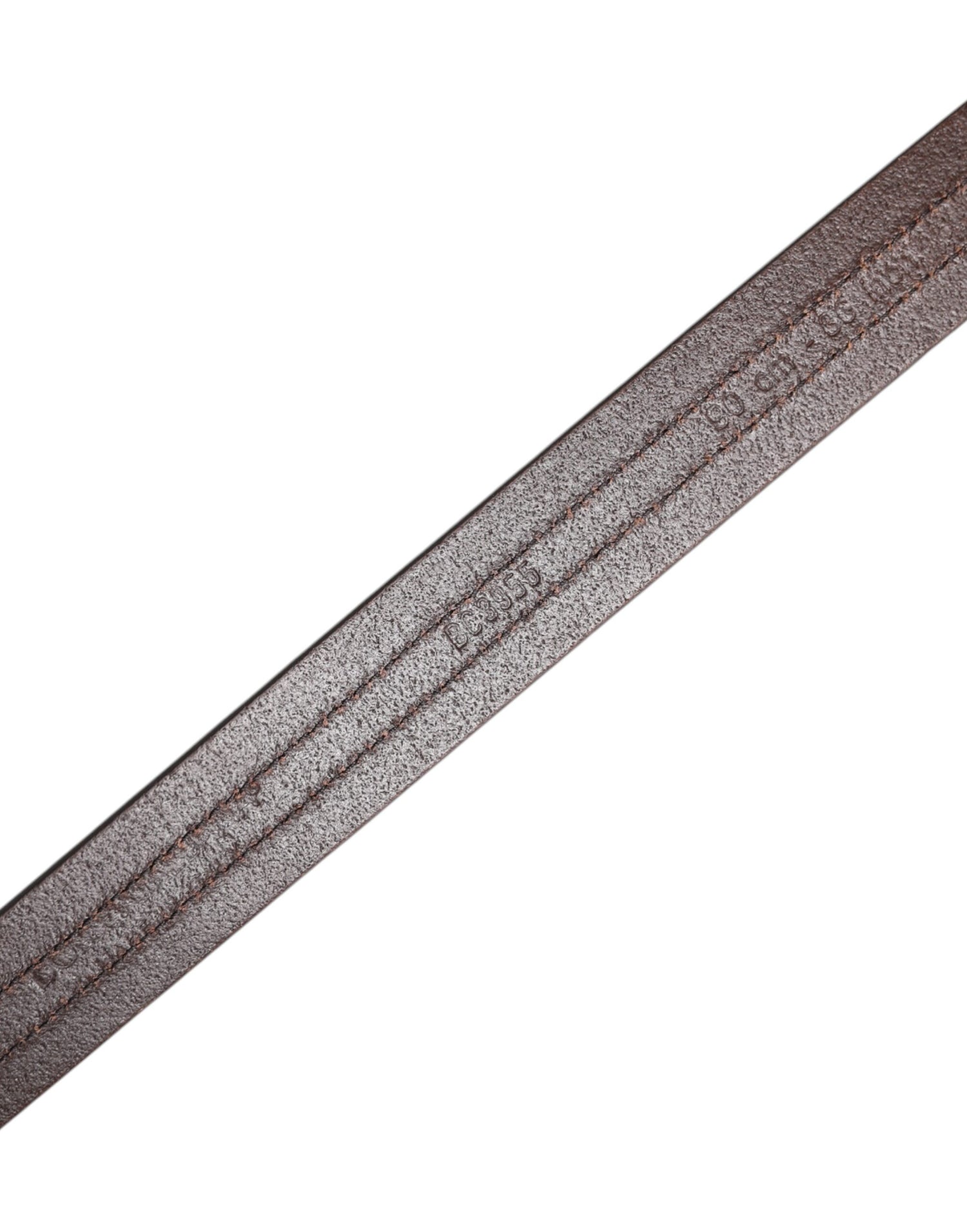 Dolce &amp; Gabbana Burgundy Leather Metal Logo Buckle Belt