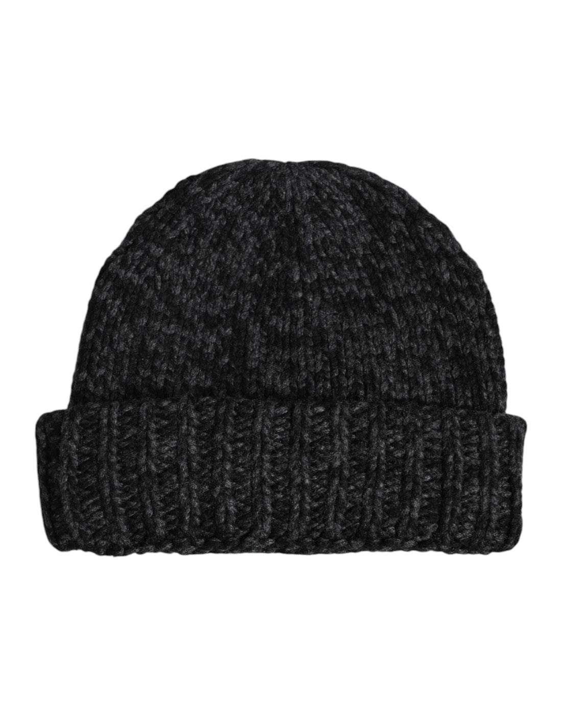 Dolce &amp; Gabbana Gray Cashmere Knitted Winter Beanie Hat