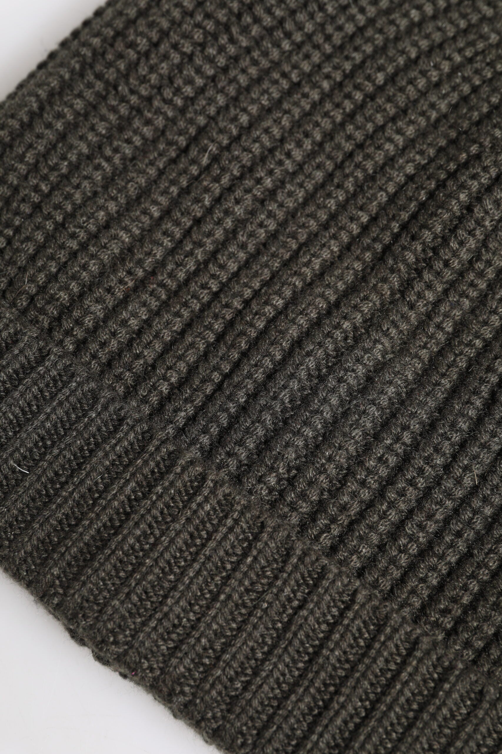 Dolce &amp; Gabbana Dark Gray Cashmere Knit Winter Beanie Hat