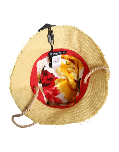 Dolce &amp;amp; Gabbana Gul Bomullsväska med Bred Brätte