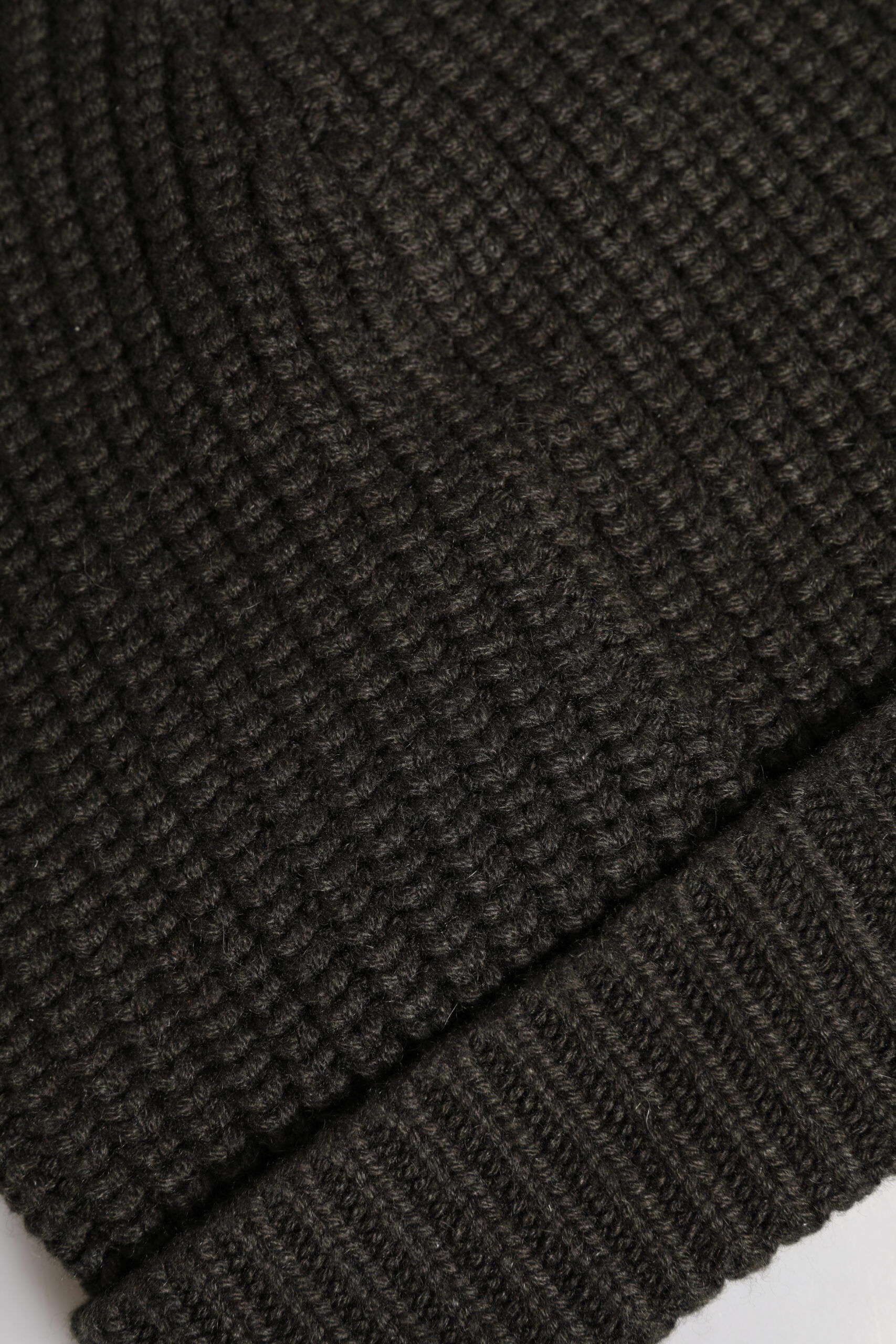 Dolce &amp; Gabbana Dark Gray Cashmere Knit Winter Beanie Hat