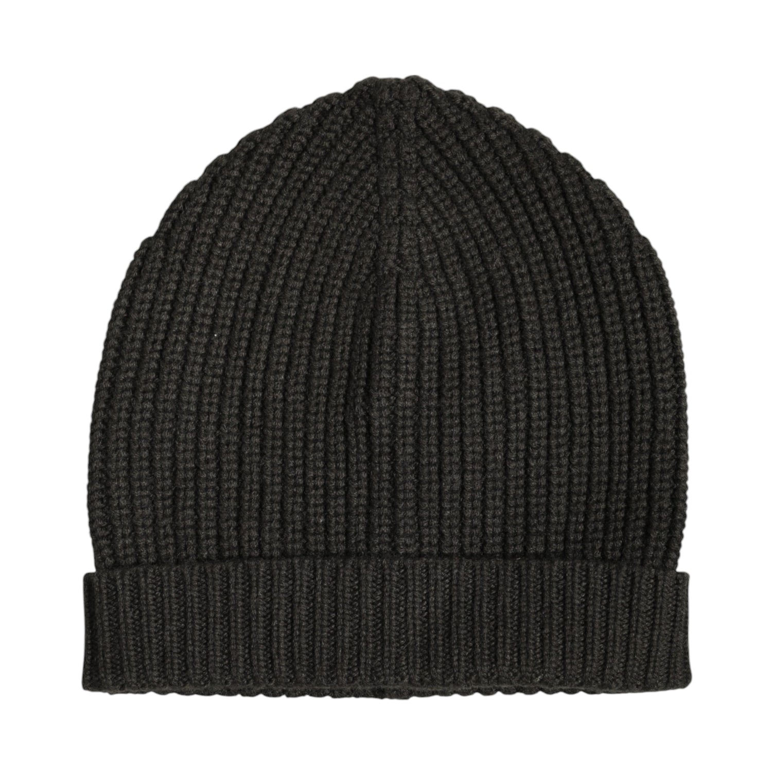 Dolce &amp; Gabbana Dark Gray Cashmere Knit Winter Beanie Hat