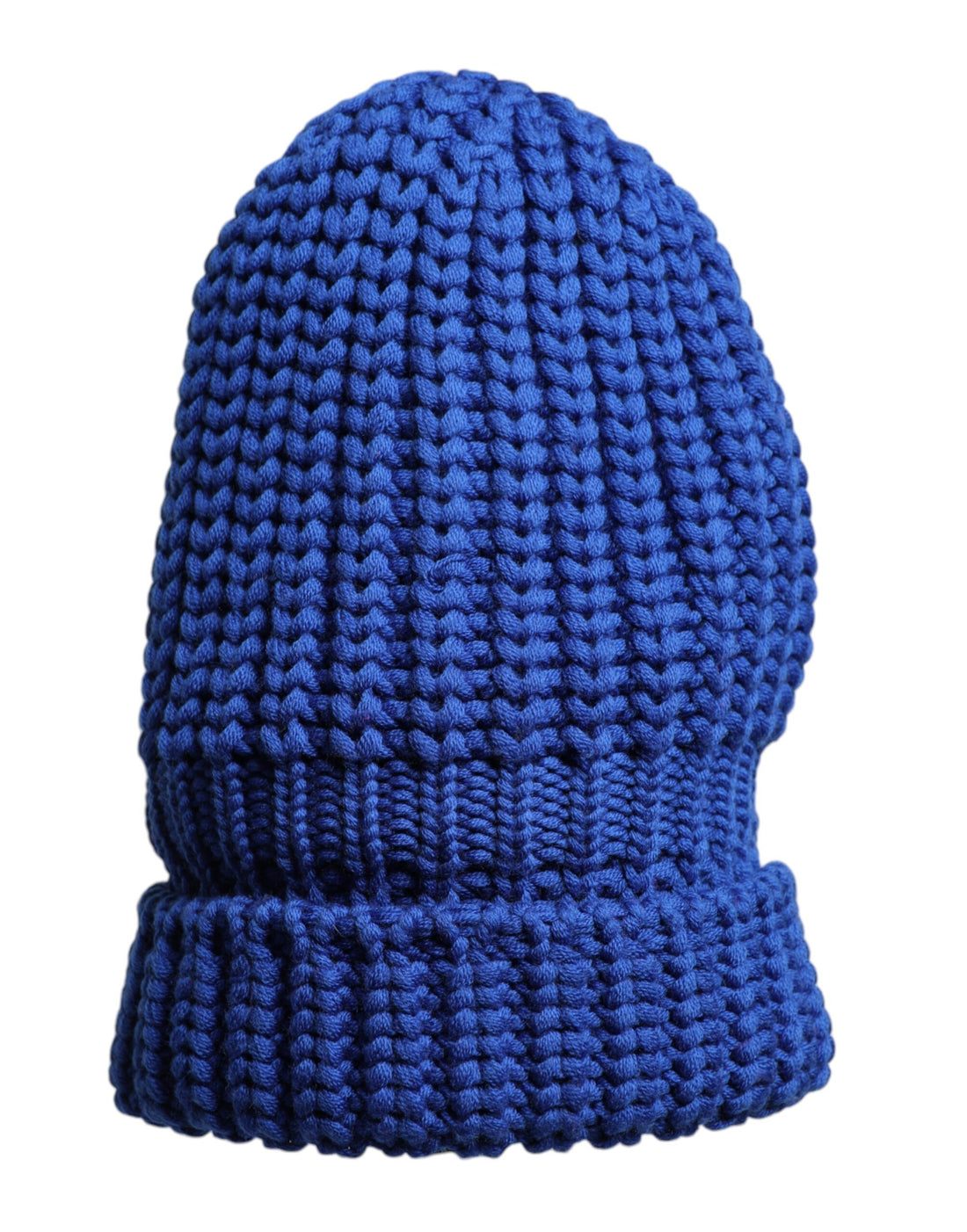 Dolce &amp; Gabbana Blue Wool Knitted Winter Beanie Hat