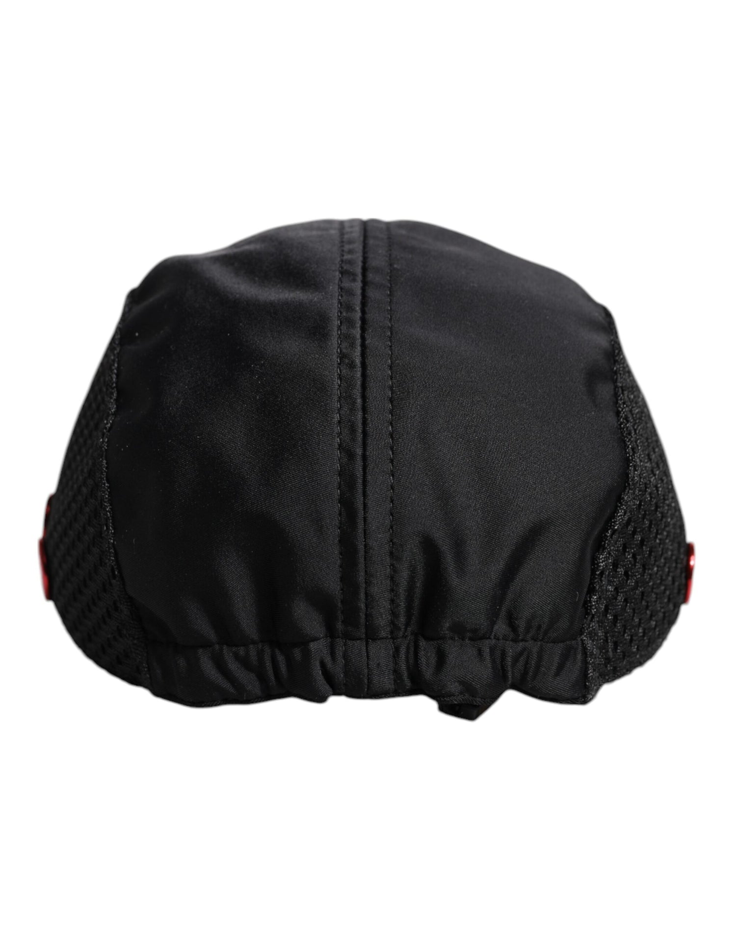 Dolce &amp; Gabbana Black Nylon DG Logo 6 Panels Baseball Cap