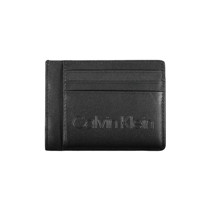 Calvin Klein svart polyeten herrplånbok