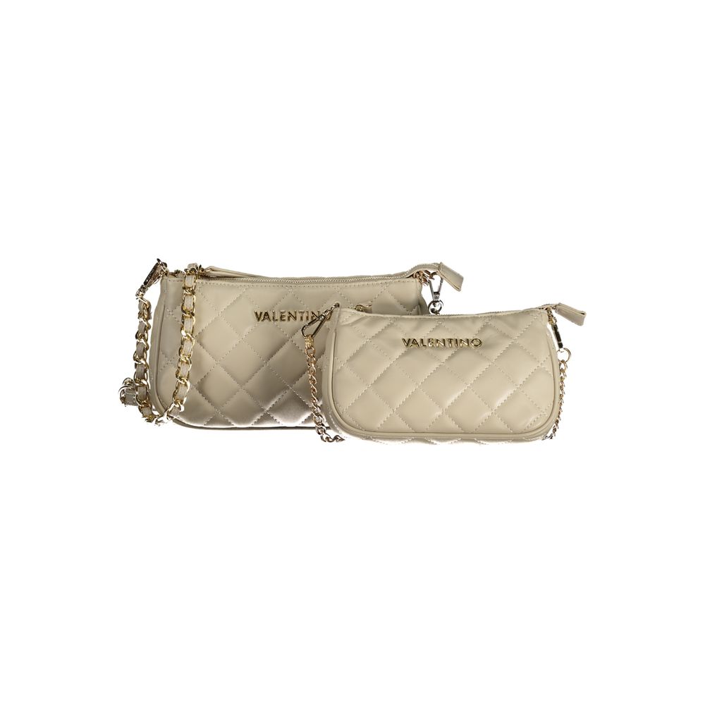 Mario Valentino White Polyethylene Handbag
