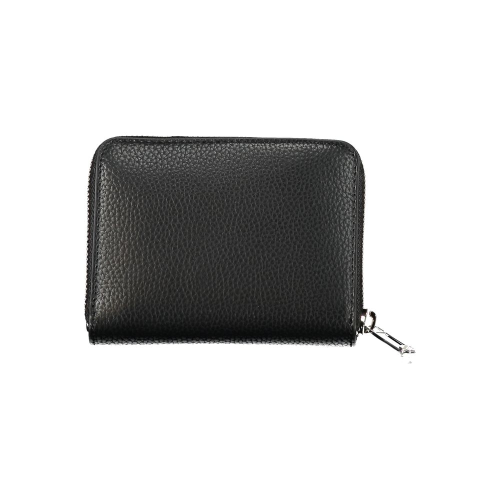 Tommy Hilfiger elegant svart polyetenplånbok