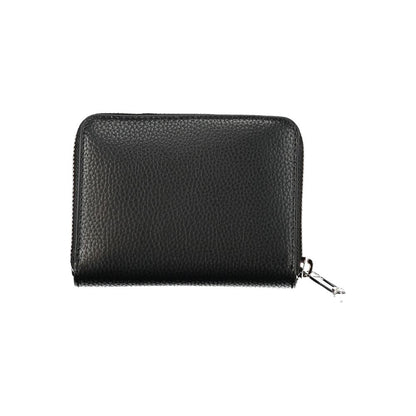 Tommy Hilfiger elegant svart polyetenplånbok