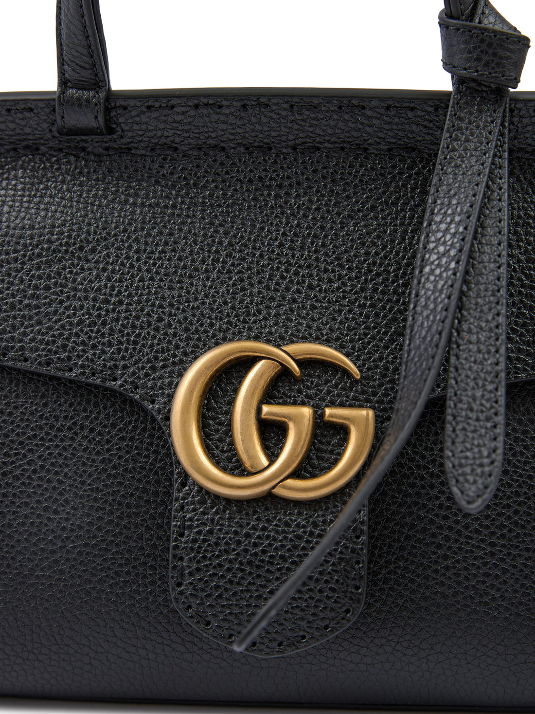 Gucci svart läder GG Marmont handväska
