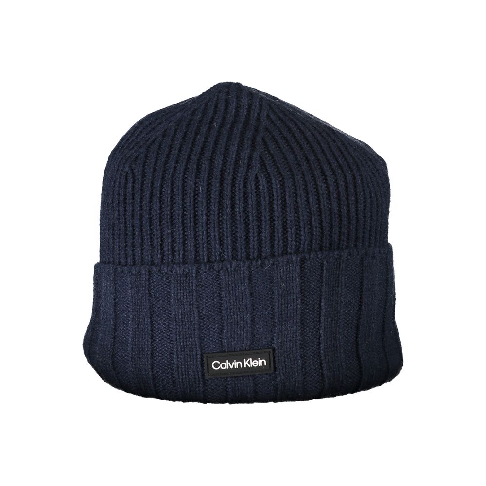 Calvin Klein Chic Kontrastdetalj Keps i ullblandning