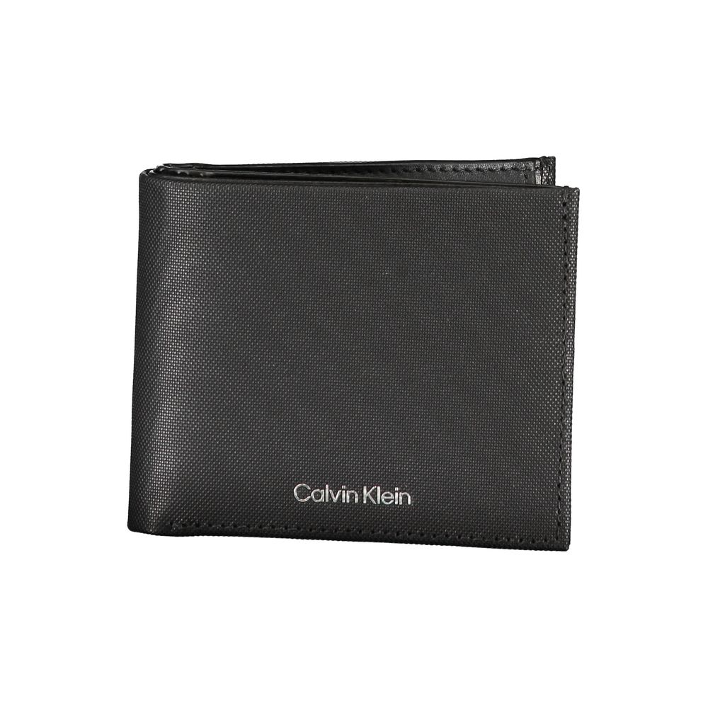 Calvin Klein Elegant Svart Läderplånbok med RFID-block