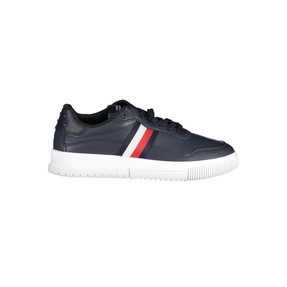 Tommy Hilfiger Blå Läder Herr Sneaker