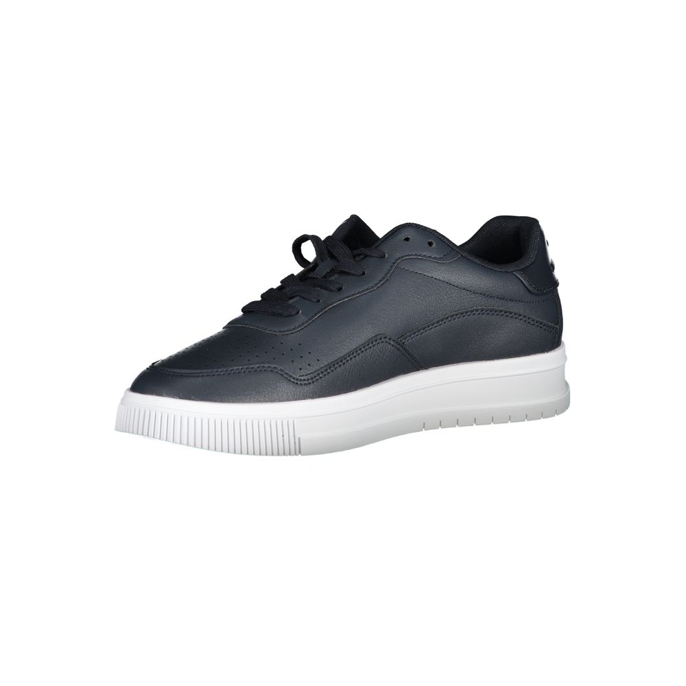 Tommy Hilfiger Blå Läder Herr Sneaker
