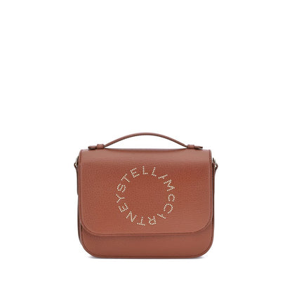 Stella McCartney Logo Flap Bag Eco Embossed Grayy Alter