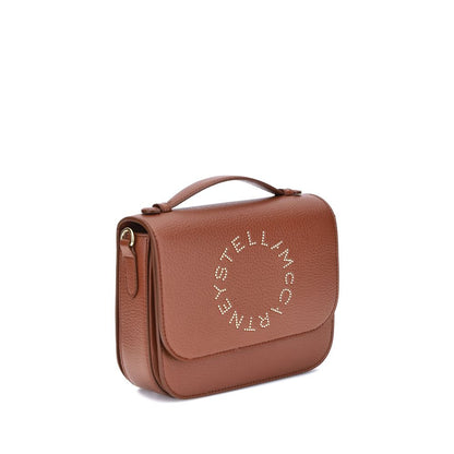 Stella McCartney Logo Flap Bag Eco Embossed Grayy Alter