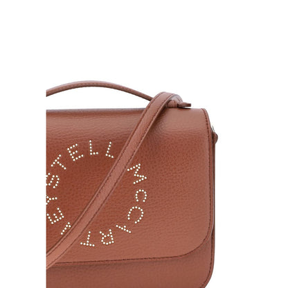 Stella McCartney Logo Flap Bag Eco Embossed Grayy Alter