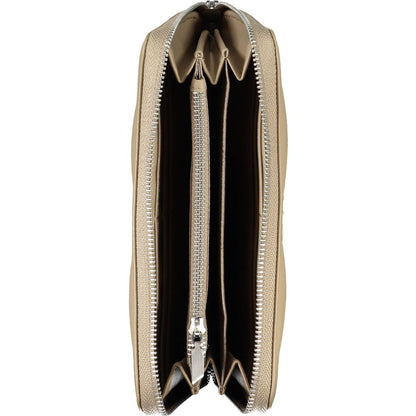 Calvin Klein Elegant Beige RFID-plånbok med flera fack