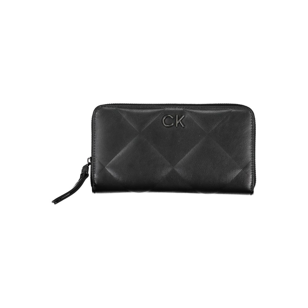 Calvin Klein Sleek svart RFID-blockerande plånbok med logotyp