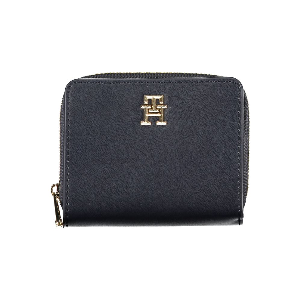Tommy Hilfiger Sleek Blå Polyeten Plånbok