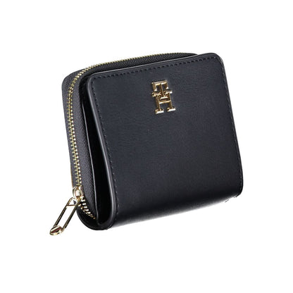 Tommy Hilfiger Sleek Blå Polyeten Plånbok