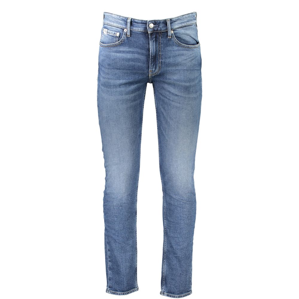 Calvin Klein Blå Bomullsjeans &amp;amp; Byxor