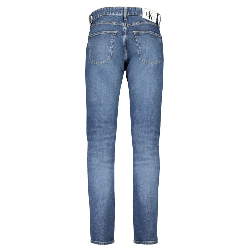 Calvin Klein Blå Bomullsjeans &amp;amp; Byxor