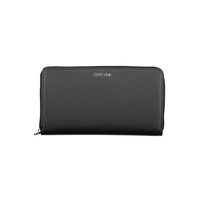 Calvin Klein svart polyesterplånbok