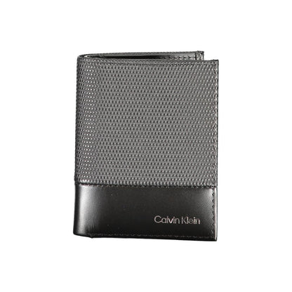 Calvin Klein svart läderplånbok