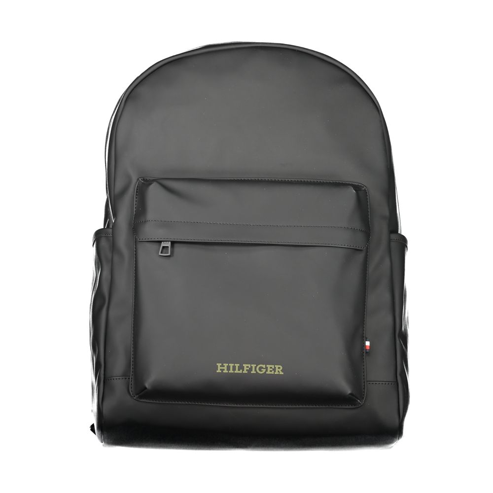Tommy Hilfiger svart polyesterryggsäck