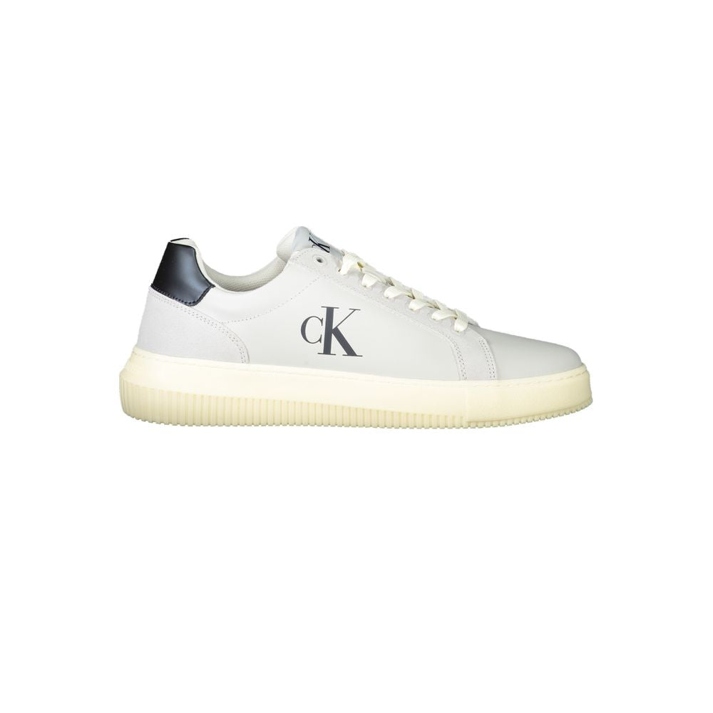 Calvin Klein bruna lädersneakers för män