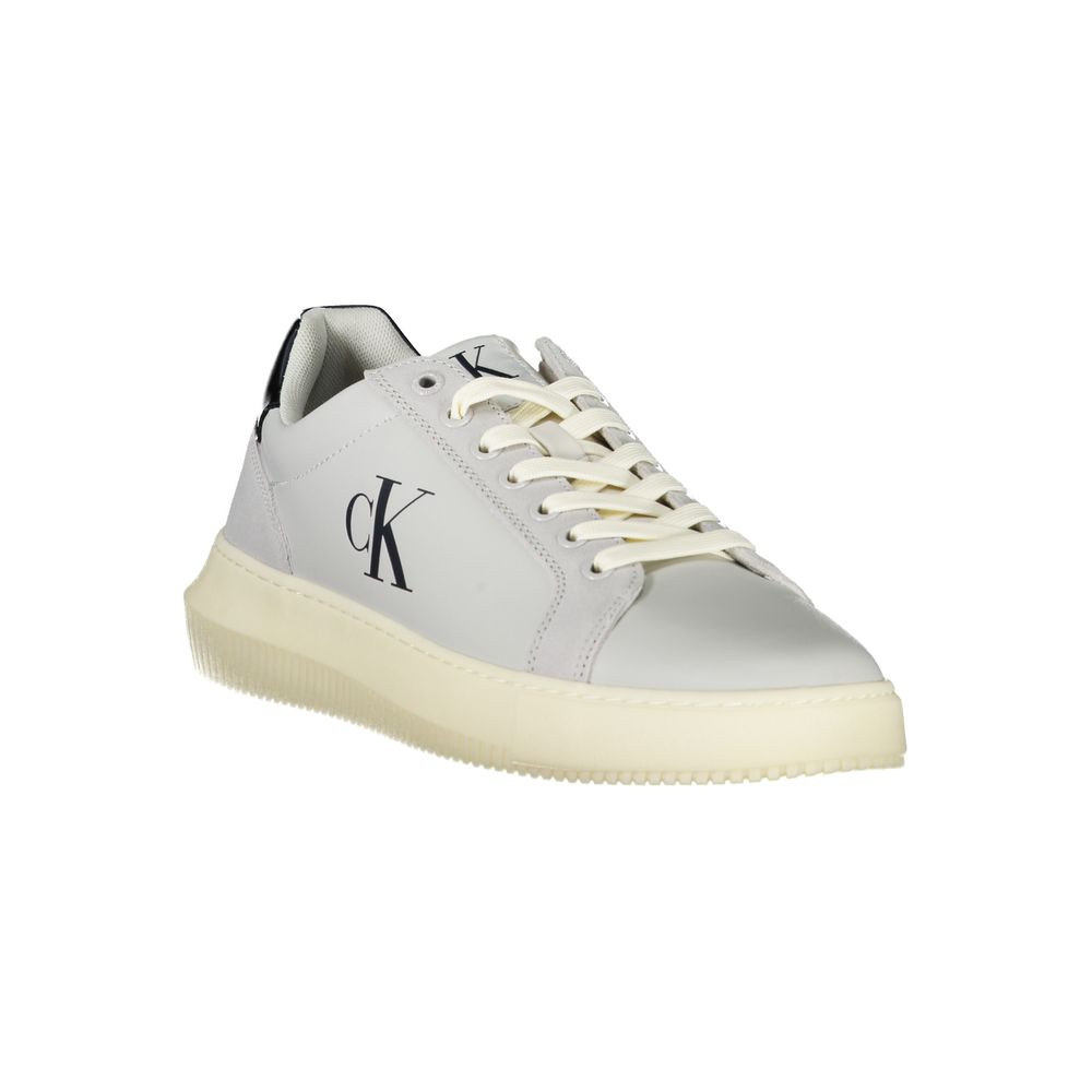 Calvin Klein bruna lädersneakers för män