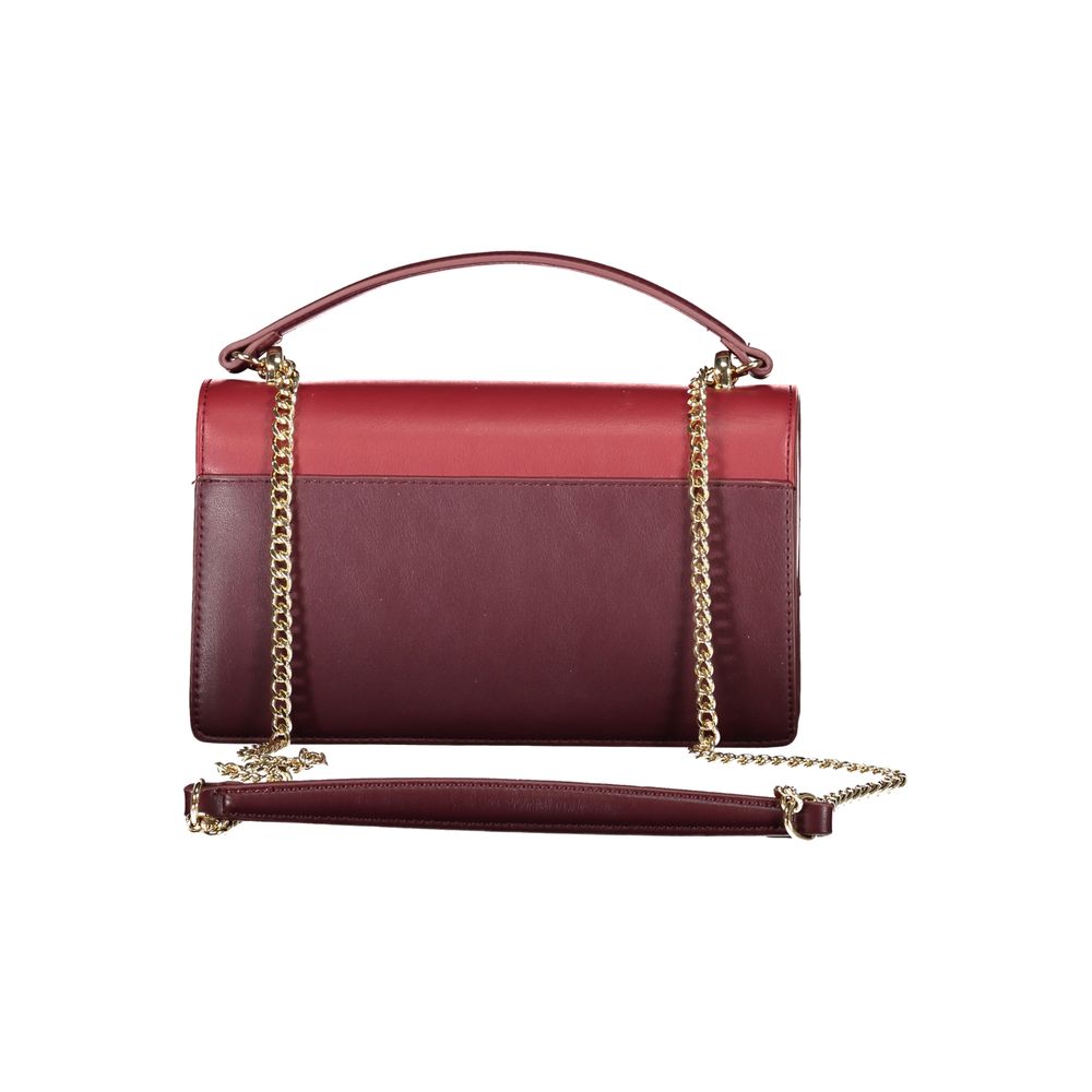 Mario Valentino Red Polyethylene Women Handbag