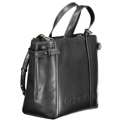Calvin Klein svart polyesterväska för kvinnor